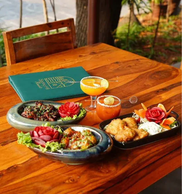 Dining at Spring Hill Resort, Pathankot